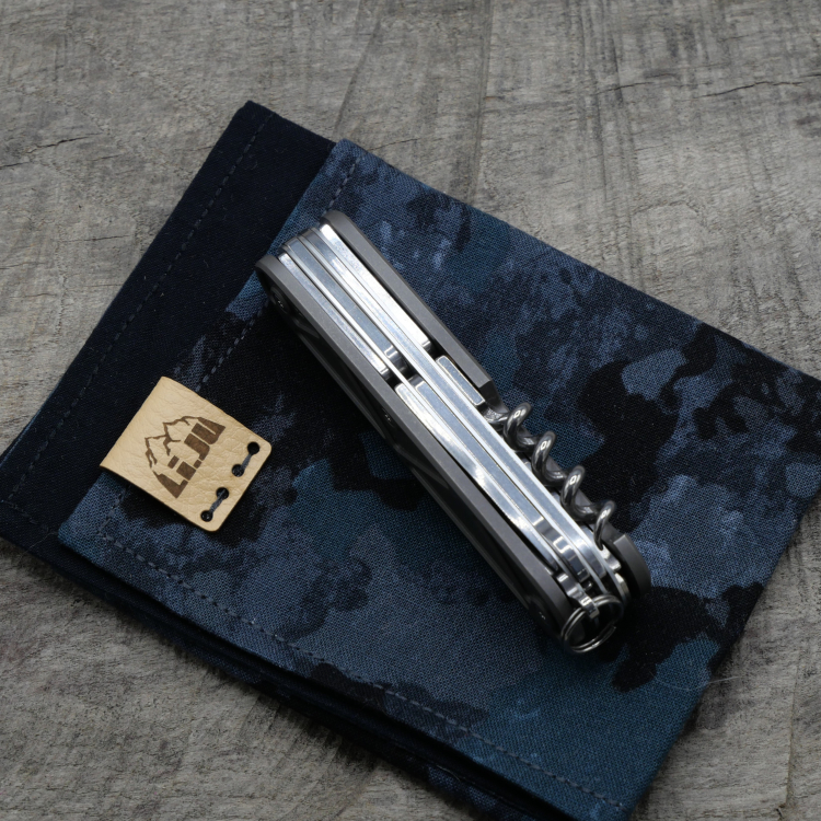 Preview: TITAN - TRIANGLE  91mm geschraubt - dark wash - HUNTSMAN - Titan Grade 5  (Ti 6AI 4V)